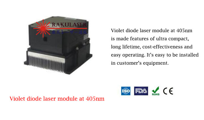 405nm High Stability Violet Blue Laser 1~2W
